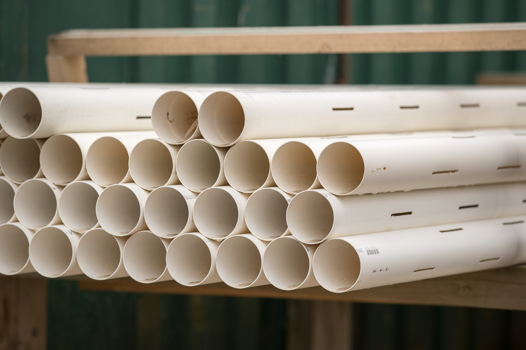 PVC Slotted Drainage pipe 90mm x 6m