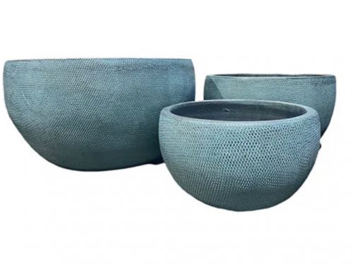 Allure Teal flower Bowl in 3 sizes